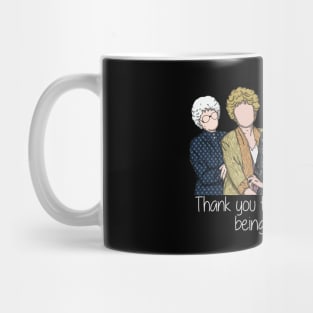 Golden Girls Thank You For Being A Friend Comic Style Mug